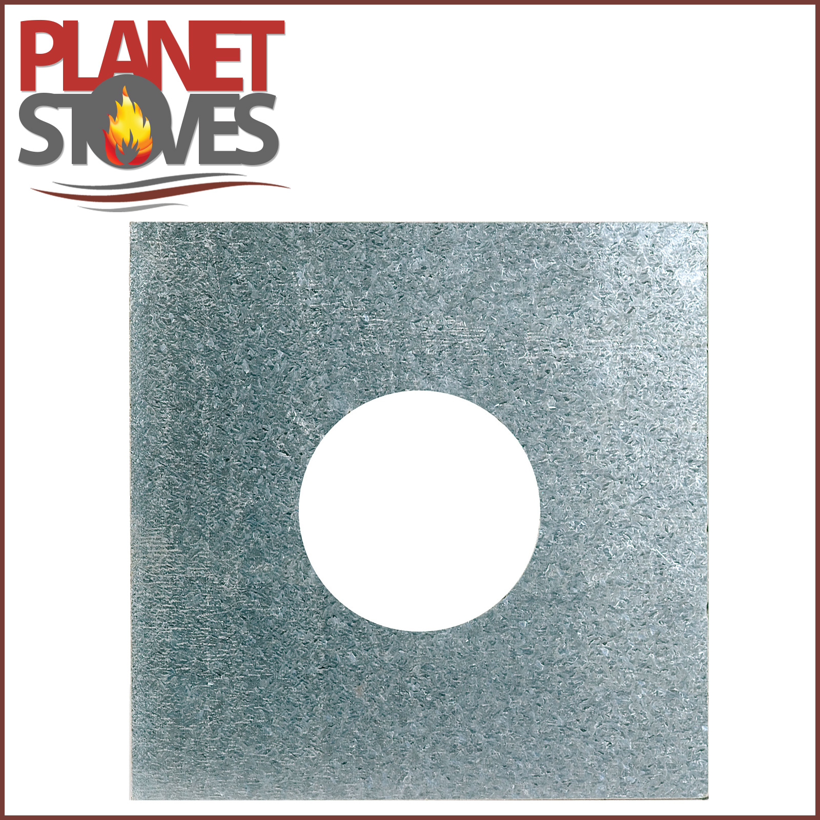 Galvanised Top Plate For Use With Multifuel/Wood Burning Stove
